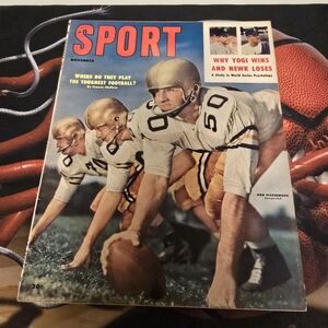 Source Unknown Kids Sports Magazine with Gold Helmets